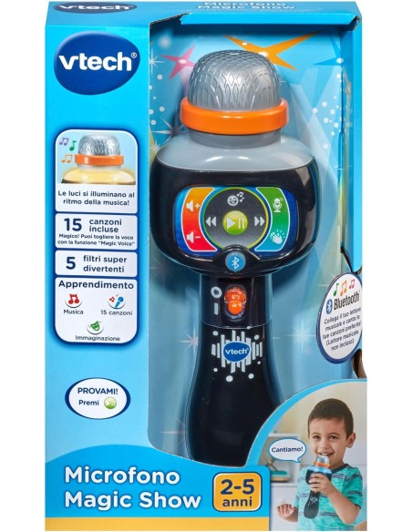 Magic Show Karaoke Microphone for Kids with Bluetooth VIT551007 Vtech | Futurartshop.com