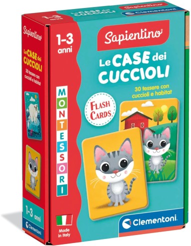 Le Case dei Cuccioli 48 Carte 1 Anno CLE16832 Clementoni | Futurartshop.com