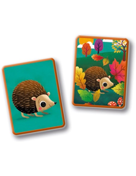 Animal Homes 48 Tactile Cards 1 Year CLE16832 Clementoni | Futurartshop.com
