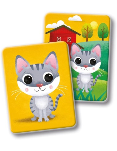 Animal Homes 48 Tactile Cards 1 Year CLE16832 Clementoni | Futurartshop.com