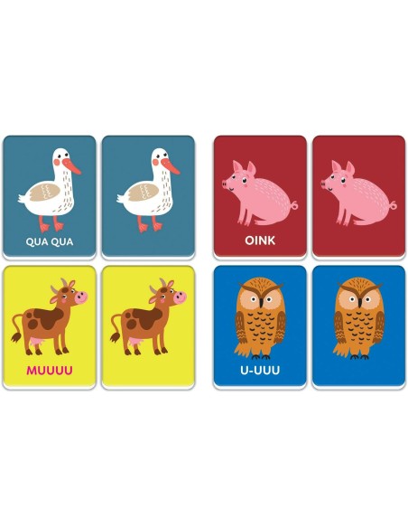 What Sound Animals 30 Cards 1-3 Years CLE16831 Clementoni | Futurartshop.com