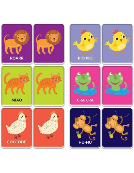 What Sound Animals 30 Cards 1-3 Years CLE16831 Clementoni | Futurartshop.com