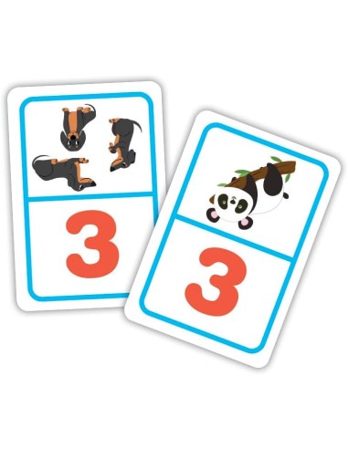 Tactile Numbers 48 Flashcards Montessori 3-5 Years CLE16837 Clementoni | Futurartshop.com