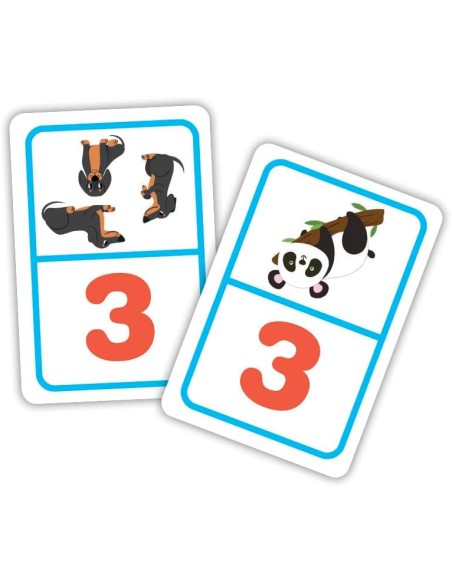 Numeri Tattili 48 Flashcards Montessori 3-5 Anni CLE16837 Clementoni | Futurartshop.com