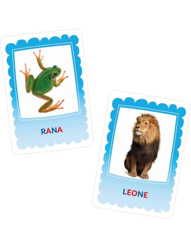 First Words 48 Flashcards Montessori 2-5 Years CLE16835 Clementoni | Futurartshop.com