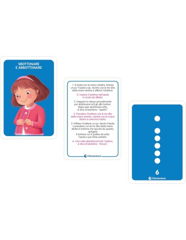 Help Me Do It Myself 48 Cards 2-4 Years CLE16834 Clementoni | Futurartshop.com