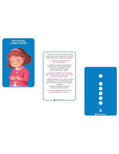 Help Me Do It Myself 48 Cards 2-4 Years CLE16834 Clementoni | Futurartshop.com