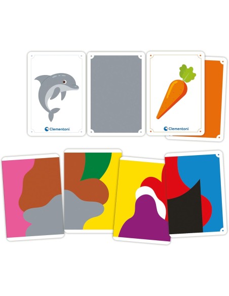 I Colori 48 Flashcards Montessori 2-5 Anni CLE16836 Clementoni | Futurartshop.com