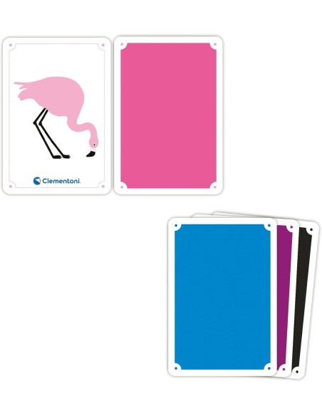 Colours 48 Flashcards Montessori 2-5 Years CLE16836 Clementoni | Futurartshop.com
