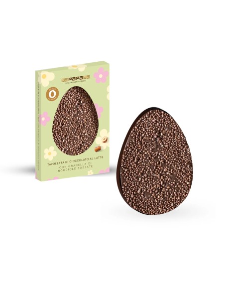 Latte Forma Uovo Granella Nocciole 220g DOL1PQ010410  | Futurartshop.com