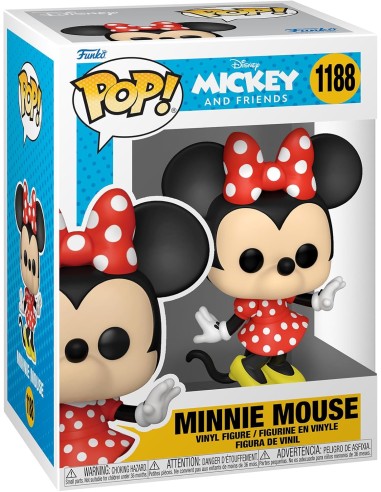 Funko Pop Disney Classics Minnie Mouse 1188 Figura Vinyl 9 cm DIN59624 Funko | Futurartshop.com