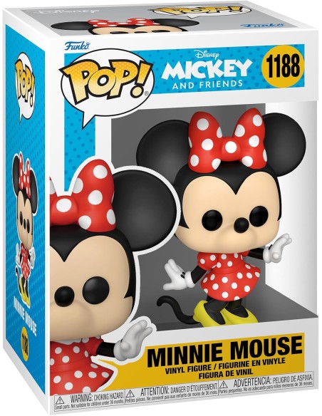 Funko Pop Disney Classics Minnie Mouse 1188 Vinyl Figure 9 cm DIN59624 Funko | Futurartshop.com