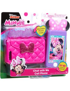 Disney Junior Minnie Chat With Me Cell Phone Lights & Sounds Toy 3+ JUS89876 Just Play | Futurartshop.com