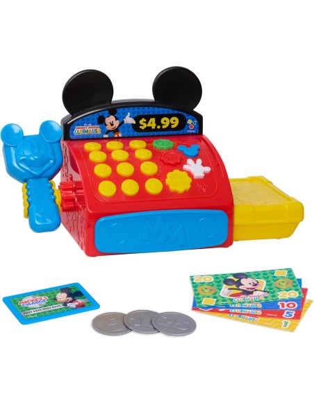 Disney Junior Mickey Mouse Registratore di Cassa con Suoni Giocattolo 3+ JUS38899 Just Play | Futurartshop.com