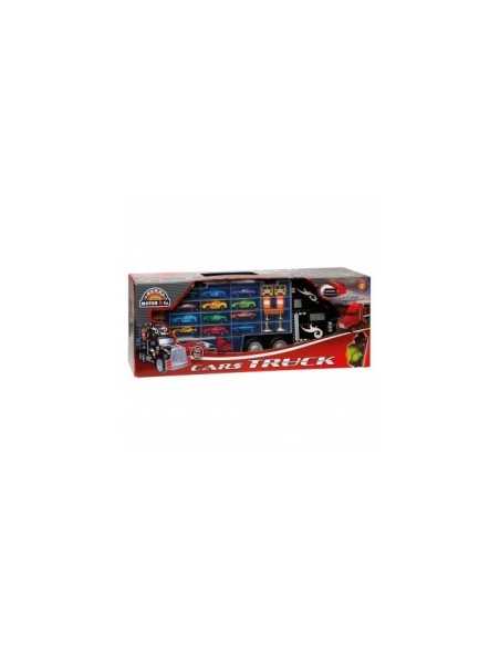 portauto with 13 vehicles trucks GIORDF50646 Giochi Preziosi | Futurartshop.com