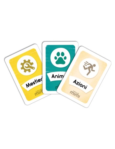 The Mime Board Game – 90 Cards Animals Jobs Actions 3-6 Players Ages 5+ CLE16908 Clementoni | Futurartshop.com