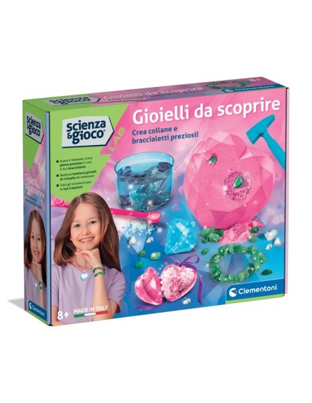 Gioco Gioielli da Scoprire Kit Scava e Crea 6+ CLE19452 Clementoni | Futurartshop.com