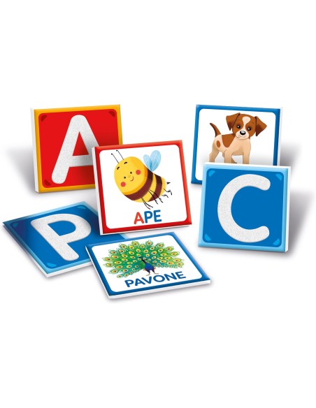 Sapientino Montessori Lettere Tattili Gioco Educativo 3+ CLE16855 Clementoni | Futurartshop.com