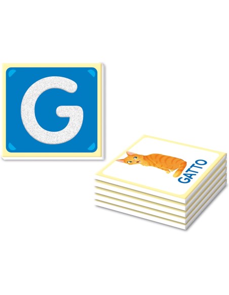 Sapientino Montessori Tactile Letters Educational Game 3+ CLE16855 Clementoni | Futurartshop.com