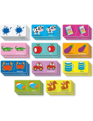 Sapientino Montessori Le Mie Prime 100 Parole Puzzle 1+ CLE16851 Clementoni | Futurartshop.com
