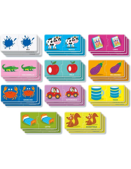 Sapientino Montessori Le Mie Prime 100 Parole Puzzle 1+ CLE16851 Clementoni | Futurartshop.com
