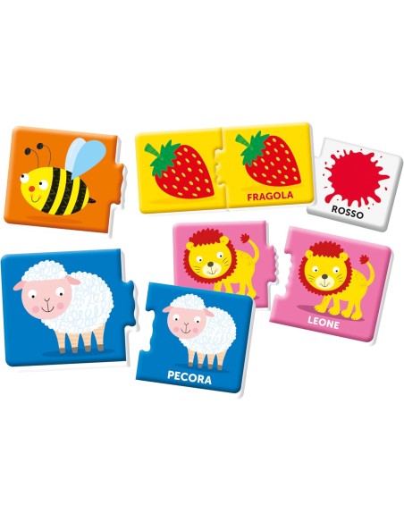 Sapientino Montessori Le Mie Prime 100 Parole Puzzle 1+ CLE16851 Clementoni | Futurartshop.com