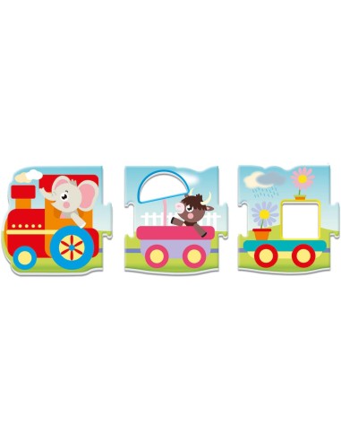 Sapientino Montessori Il Trenino delle Forme Puzzle 1+ CLE16865 Clementoni | Futurartshop.com
