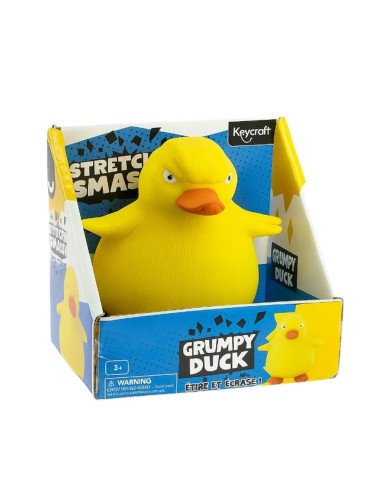 Stretch N Smash Grumpy Duck Gioco Antistress Stretch Fidget Toy KEYNV928 KeyCraft | Futurartshop.com