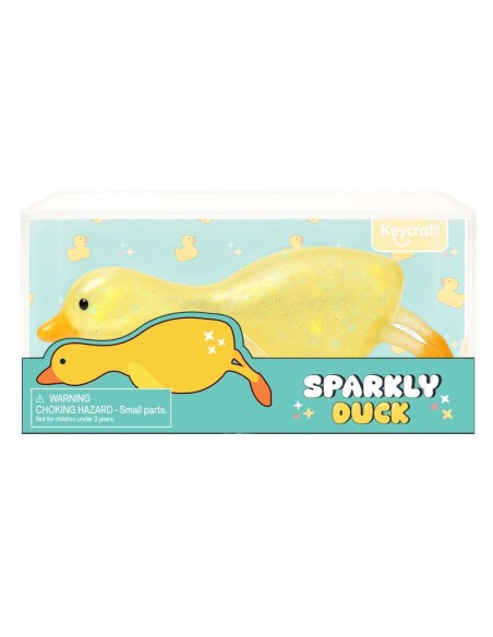 Sparkly Squishy Duck Gioco Sensoriale Antistress Morbido KEYNV929 KeyCraft | Futurartshop.com