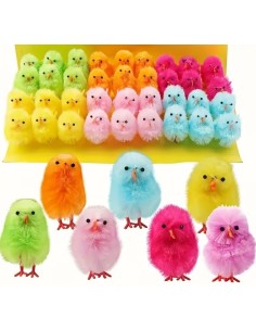 Pulcino Peluche Colorato Decorazione Pasqua DUE421308 Futurart | Futurartshop.com