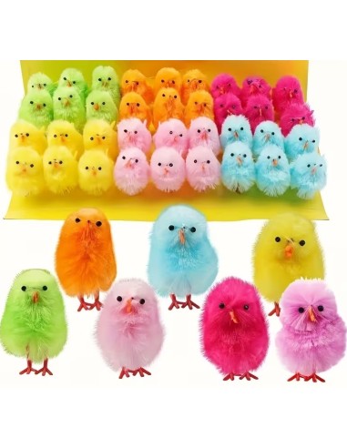 Easter Chick Plush Colored Decoration Stuffed Toy DUE421308 Futurart | Futurartshop.com