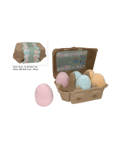 Easter Egg Bath Bombs Box Set 6pcs DUE428093 Futurart | Futurartshop.com