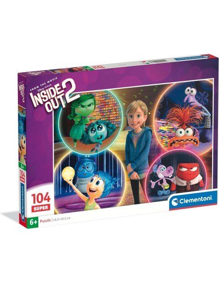 Supercolor Puzzle 104 Maxi Inside Out 2 Disney Pixar CLE25066 Clementoni | Futurartshop.com