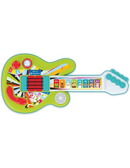 Baby Animal Guitar 3 Play Modes Kids CLE17978 Clementoni | Futurartshop.com