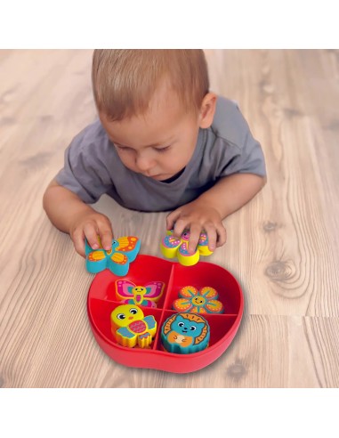 Happy Apple & Friends Gioco Infilo e Sfilo CLE17600 Clementoni | Futurartshop.com