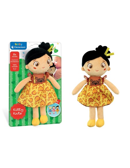 Kitty Kate Terry Soft Doll Plush Baby CLE17602 Clementoni | Futurartshop.com