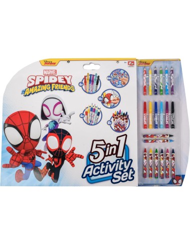Spidey Blocco Activity 5 in 1 con Colori MAGSP22306 Futurart | Futurartshop.com