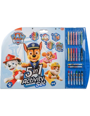 Paw Patrol 5 in 1 Activity Block with Colors MAGPW22306 Futurart | Futurartshop.com