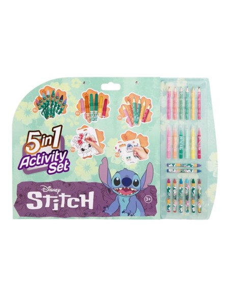Stitch 5 in 1 Activity Block with Colors MAGST24306V Futurart | Futurartshop.com