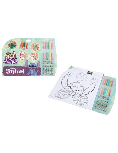 Stitch 5 in 1 Activity Block with Colors MAGST24306V Futurart | Futurartshop.com