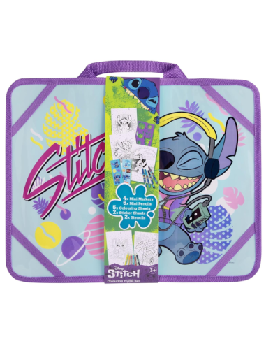 Stitch Set Colori da Viaggio 19 Pezzi Kit Creativo MAGST3205460V  | Futurartshop.com