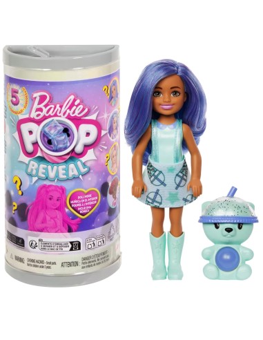 Barbie Chelsea Pop Reveal Bubble Tea Bambola Profumata 5 Sorprese DINHRK63 Mattel | Futurartshop.com