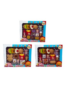 Fast Food and Dessert Playset 3 Assorted Models EAS18140 Easy Toys | Futurartshop.com