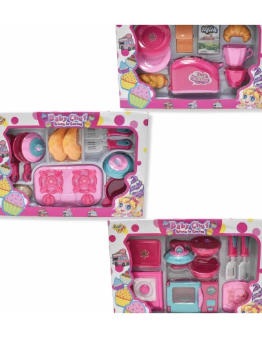 Baby Chef Set Elettrodomestici Giocattolo 3 Modelli EAS18036 Easy Toys | Futurartshop.com