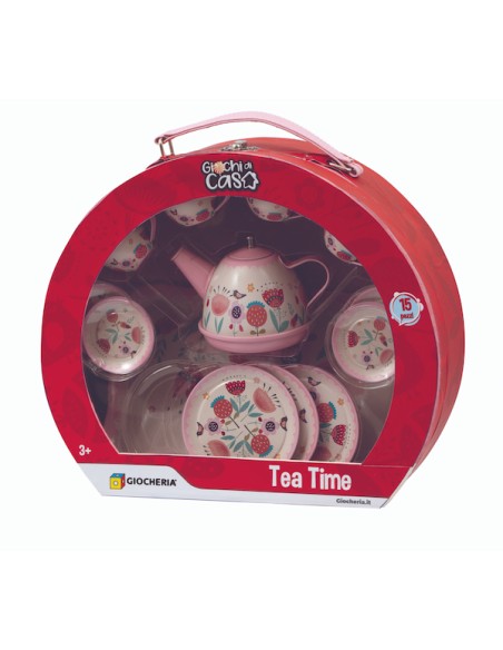 Tea Time Play Set Suitcase 15 Pieces 2 Models GIOGGI240068 Giochi Preziosi | Futurartshop.com