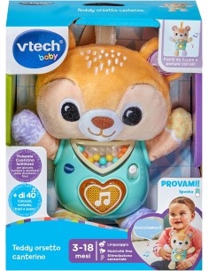 Teddy Singing Bear Interactive Toy with Lights and Sounds VIT568307 Vtech | Futurartshop.com