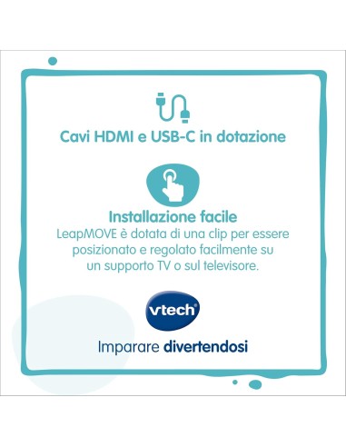 LeapMove Interactive TV Console with Motion Games for Kids VIT618707 Vtech | Futurartshop.com