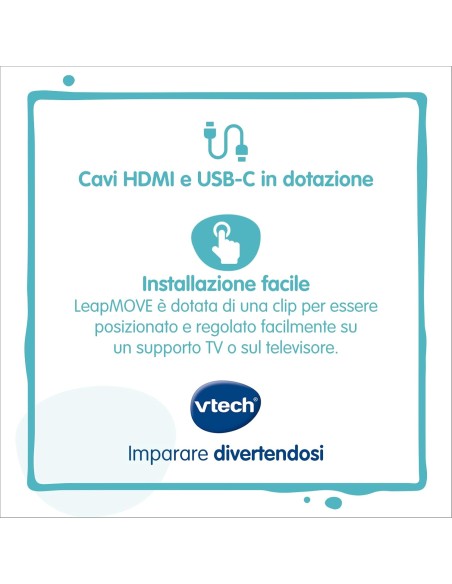 LeapMove Interactive TV Console with Motion Games for Kids VIT618707 Vtech | Futurartshop.com