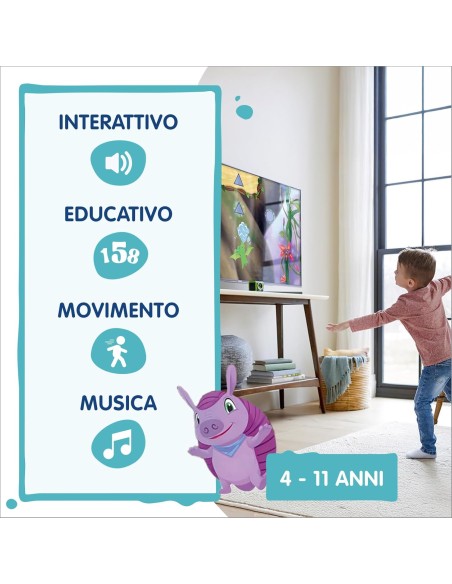 LeapMove Console TV Interattiva con Giochi Educativi VIT618707 Vtech | Futurartshop.com