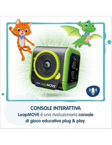 LeapMove Console TV Interattiva con Giochi Educativi VIT618707 Vtech | Futurartshop.com